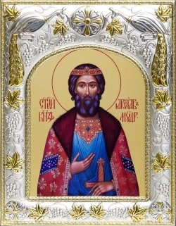 Купить икону Святой благоверный князь Ярослав Мудрый . Купить икону в интернет магазине.