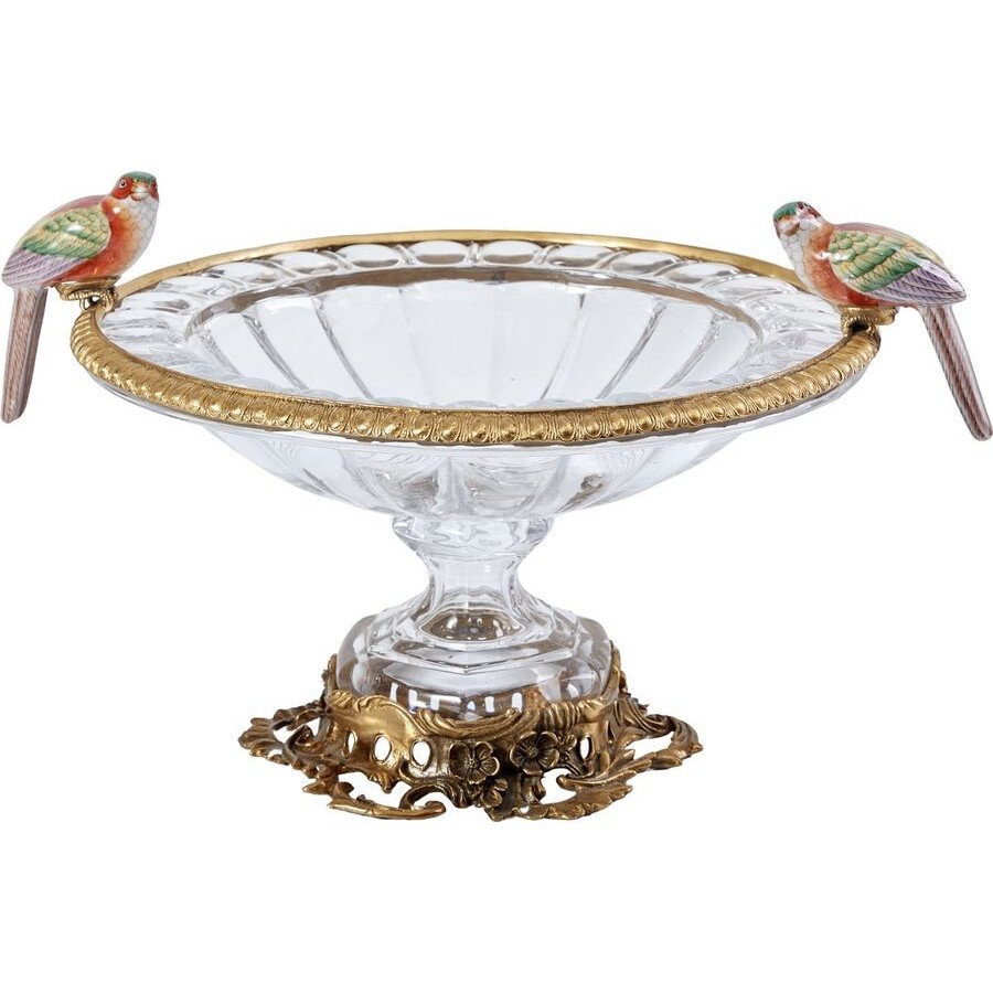 Чаша с птицами (Фарфор с бронзой 1895г.)