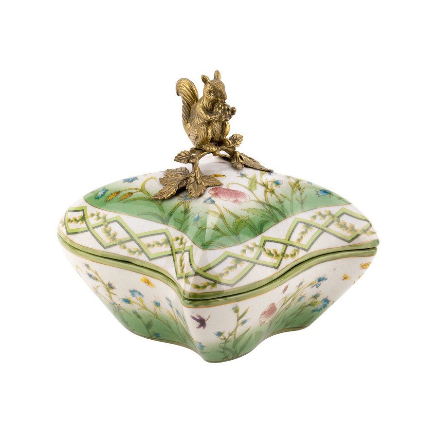 купить Шкатулка (Фарфор с бронзой 1895г.)