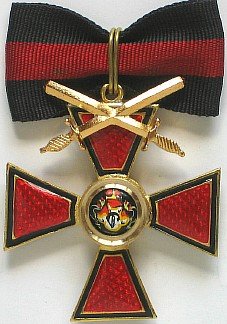 Орден Святого Владимира III степени с верхними мечами
