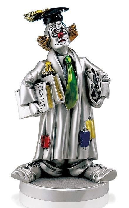 купить статуэтку фигурку клоуна в в галстуке 