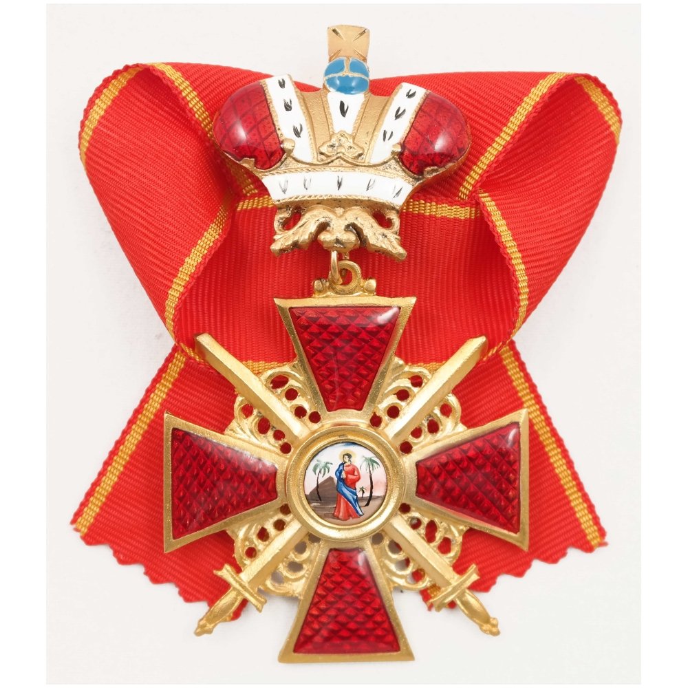 Орден Святой Анны II степени с мечами и короной