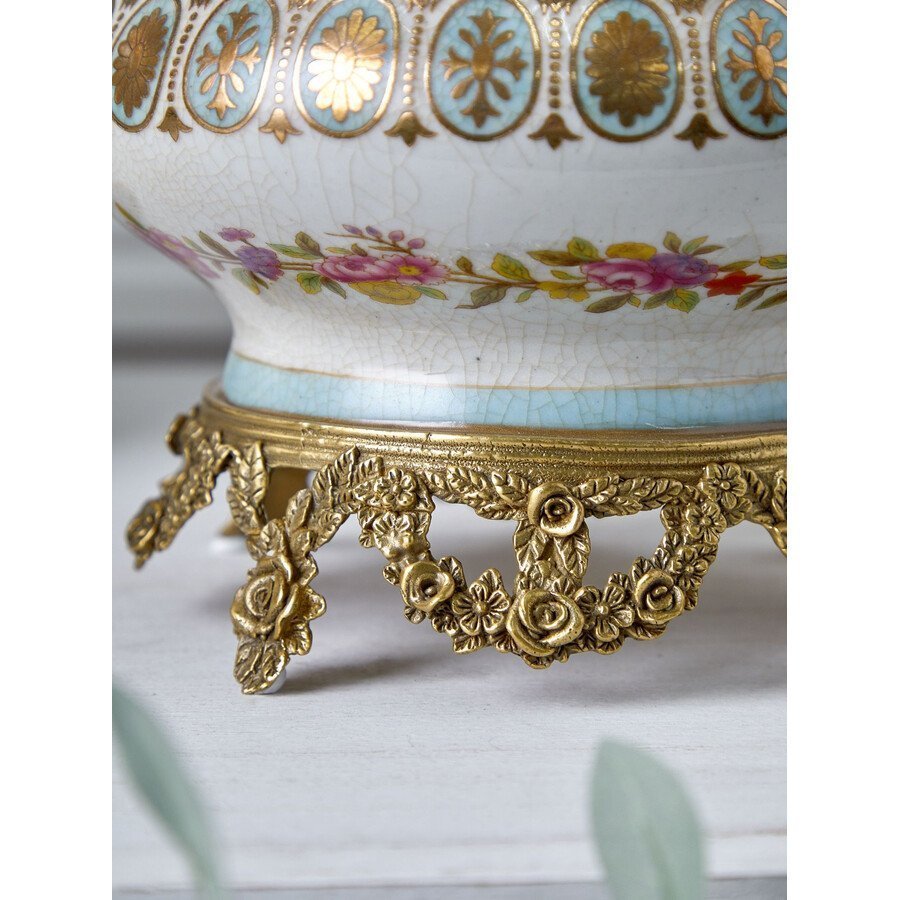 Шкатулка (Фарфор с бронзой 1895г.)