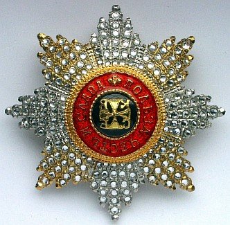 Звезда ордена святого Владимира со стразами