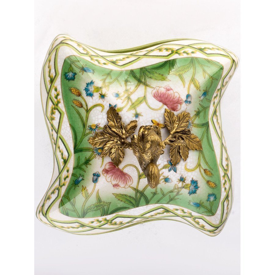 купить Шкатулка (Фарфор с бронзой 1895г.)