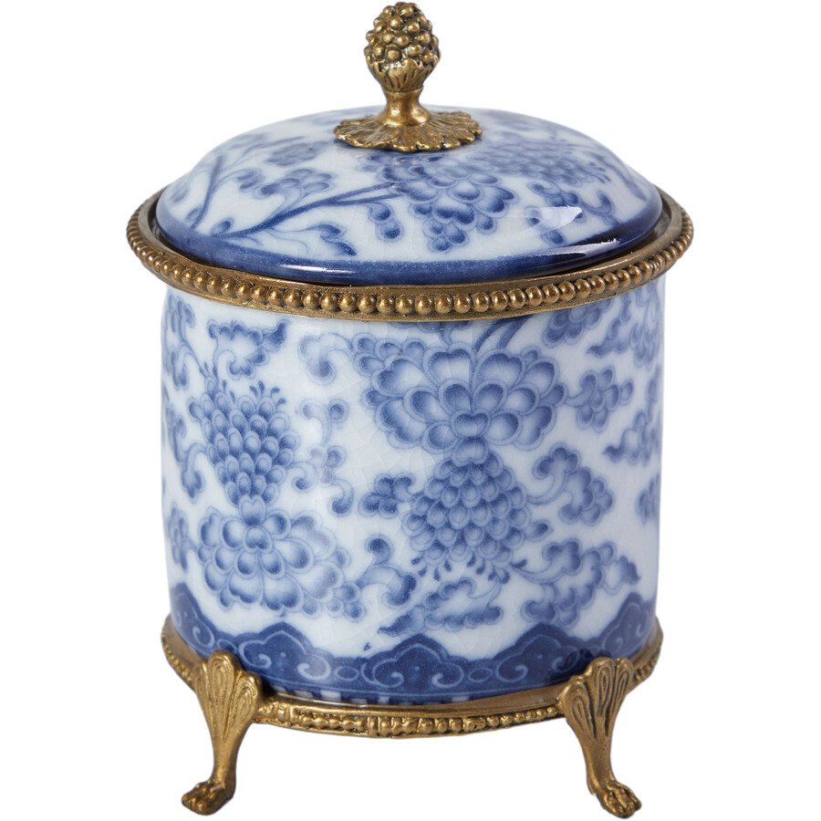 Шкатулка (Фарфор с бронзой 1895г.)