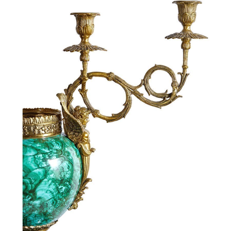 Подсвечник (Фарфор с бронзой 1895г.)