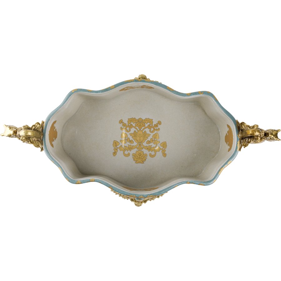 Чаша со львами (Фарфор с бронзой 1895г.)