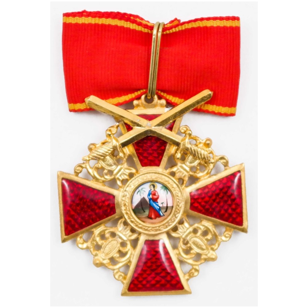 Ученицы святой анны 2. Орден св Анны 2 степени с мечами. Орден Святой Анны. Орден св Анны 1 степени с мечами. Орден Святой Анны 1742.