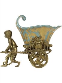 Чаша с обезьяной (Фарфор с бронзой 1895г.)