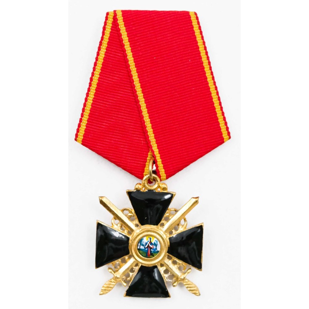 Орден Святой Анны III степени с мечами парадный
