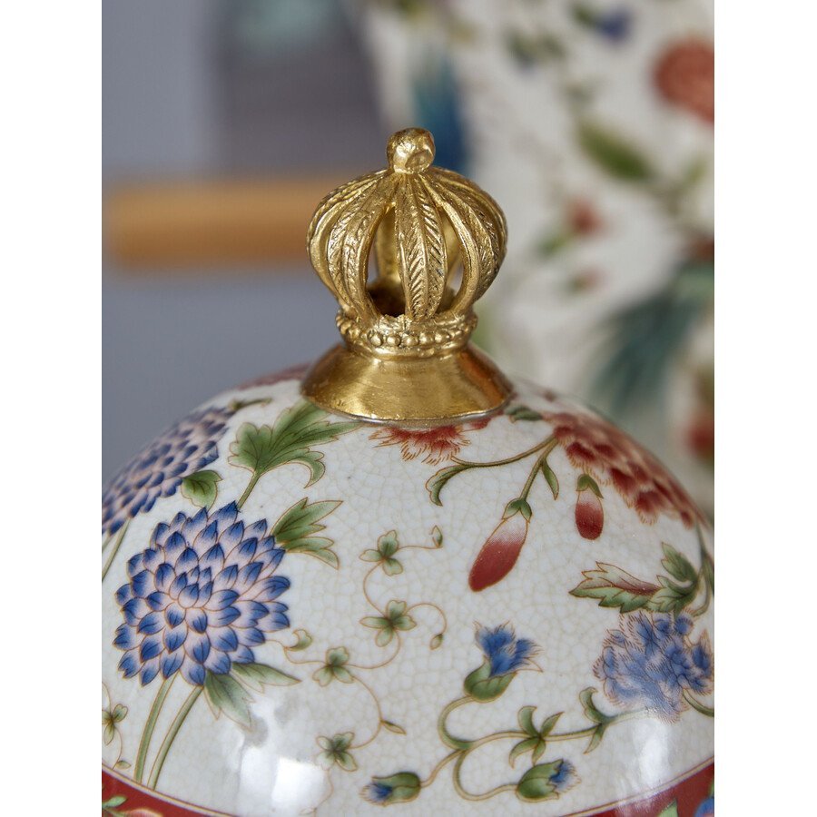 Шкатулка яйцо (Бронза форфор 1895г.)