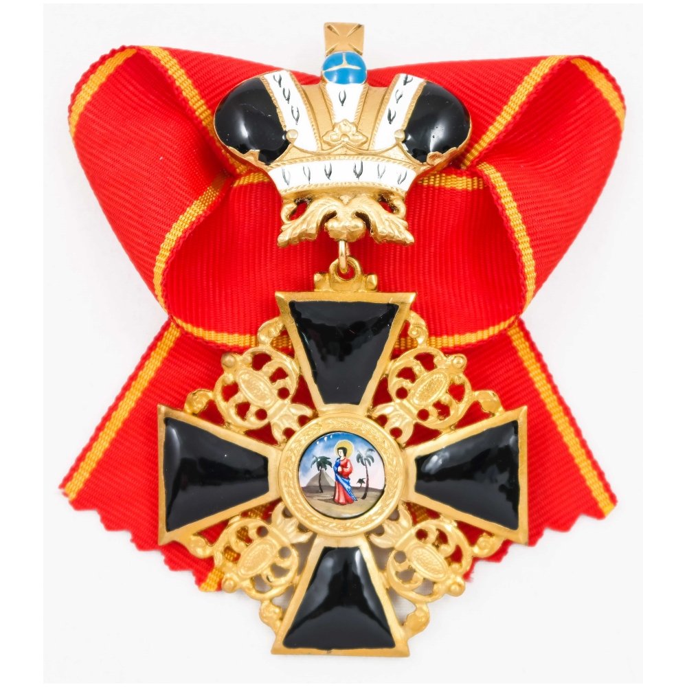 Орден Святой Анны II степени с короной парадный