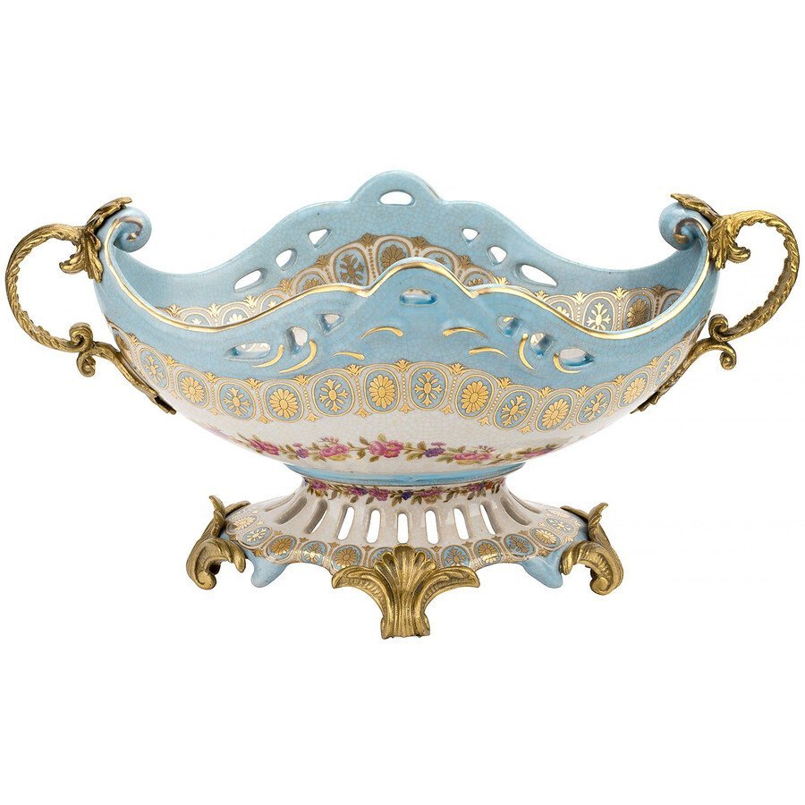 Чаша с ручкми (Фарфор с бронзой 1895г.)