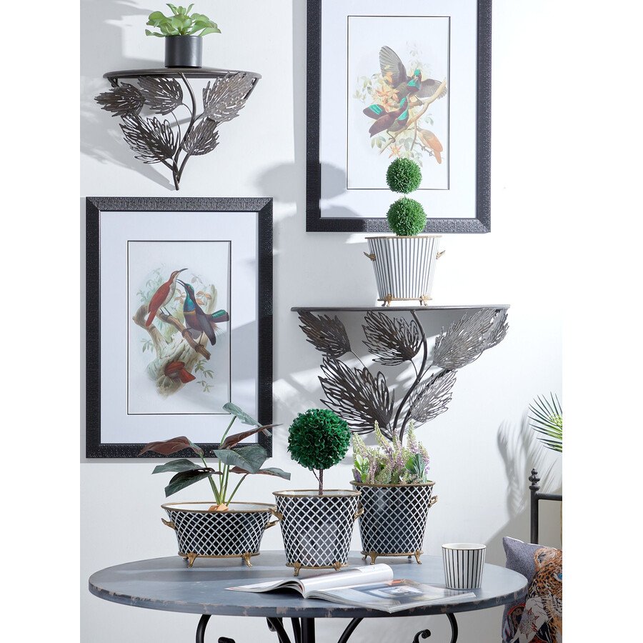 Кашпо (Фарфор с бронзой 1895г.)