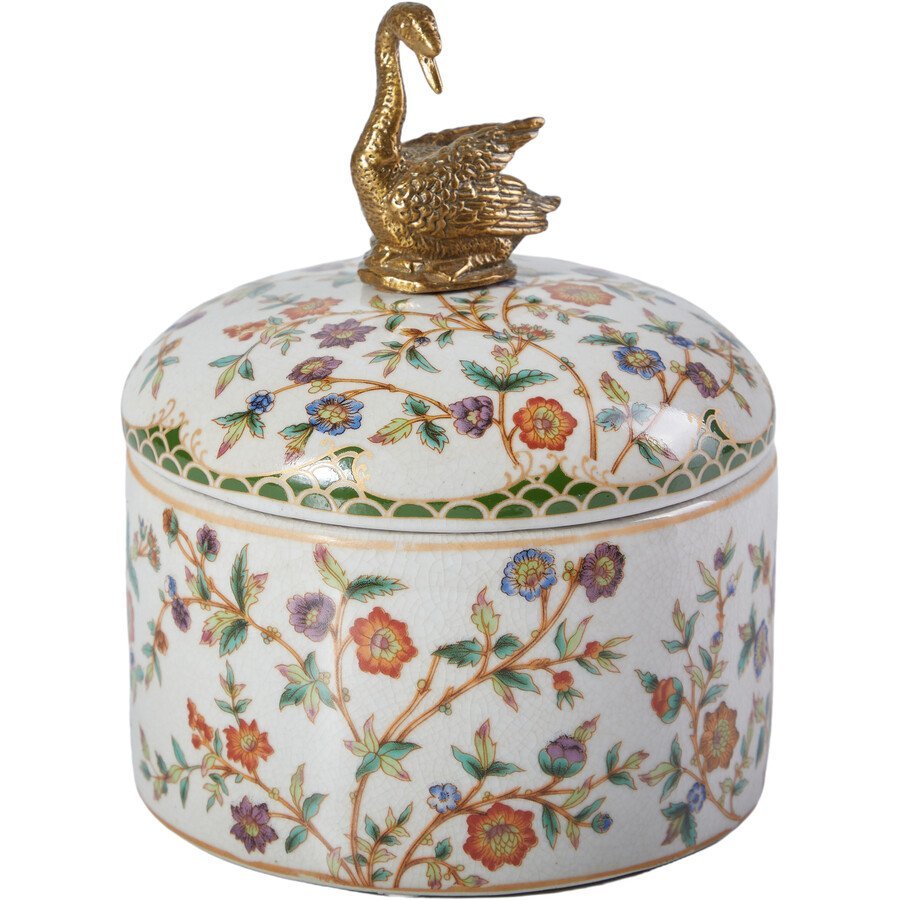 Шкатулка (Фарфор с бронзой 1895г.)