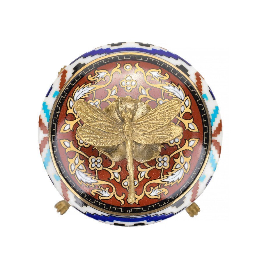 Шкатулка (Фарфор с бронзой 1895г.)